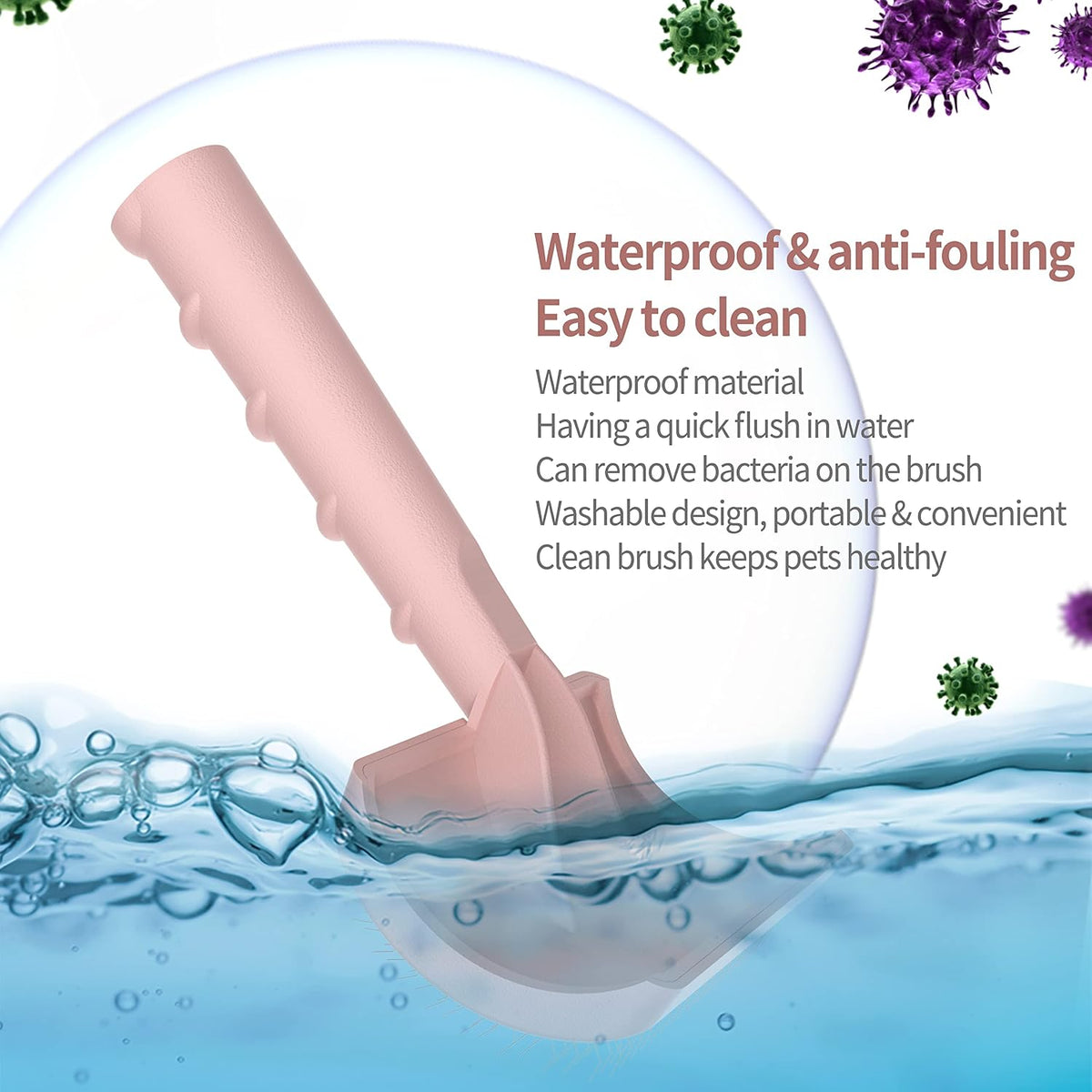Dog Slicker Brush for Poodles Doodles Fluffy Deshedding Loose Hair.