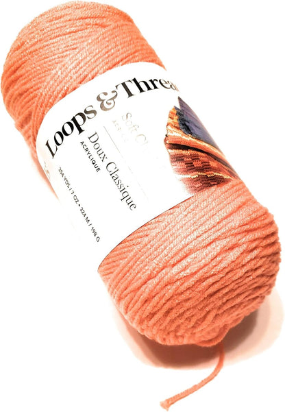 Soft Classic Yarn - 354 Yards - Coral