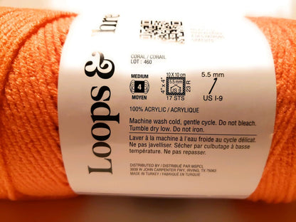Soft Classic Yarn - 354 Yards - Coral