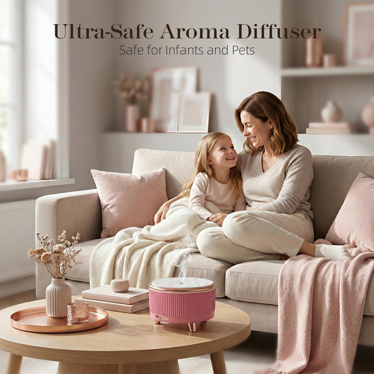 500ml Essential Oil Diffuser, Ultrasonic Aromatherapy Humidifier