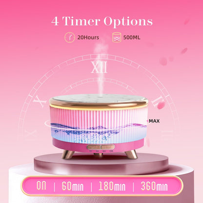 500ml Essential Oil Diffuser, Ultrasonic Aromatherapy Humidifier