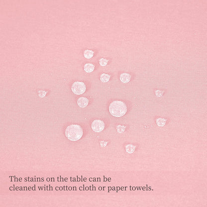 10 Pack Pink Round Tablecloth 90 Inch, Waterproof Table Cover