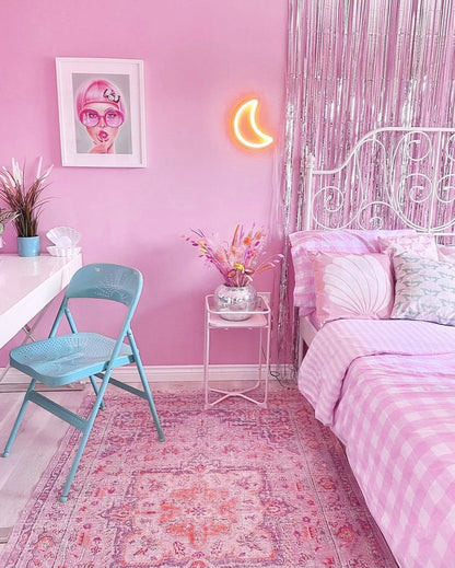 15.7"x118" Pink Wallpaper Contact Paper Pink Peel and Stick Wallpaper Lavender Self Adhesive Contact Paper for Cabinets Girls Bedroom Wallcovering Furniture Countertop Vinyl Roll