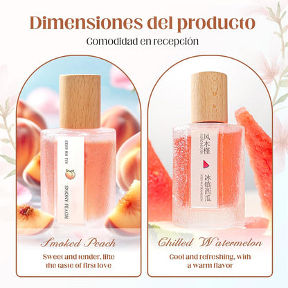 Peach Scented Fragrance Spray 50ml - 2025 New, Long-Lasting Refreshment | Fruit, Woody & Floral Notes | Confident & Elegant Women's Perfume (Peach)