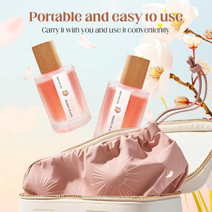 Peach Scented Fragrance Spray 50ml - 2025 New, Long-Lasting Refreshment | Fruit, Woody & Floral Notes | Confident & Elegant Women's Perfume (Peach)