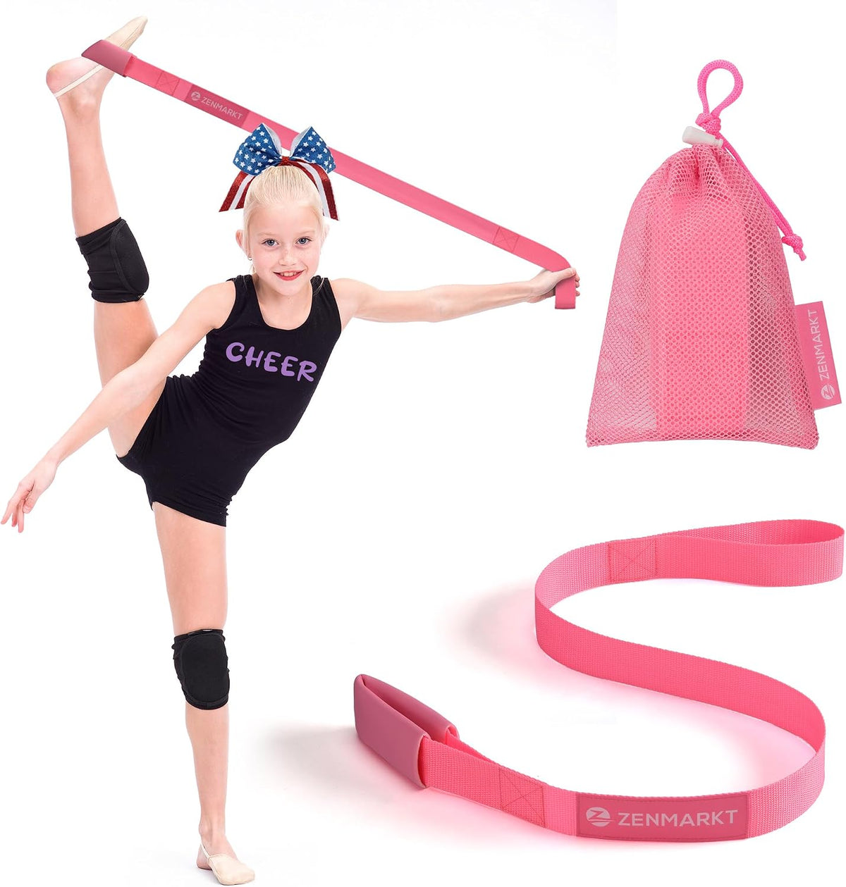 Cheer Stretching Strap for Flexibility Training and Stunt Practice