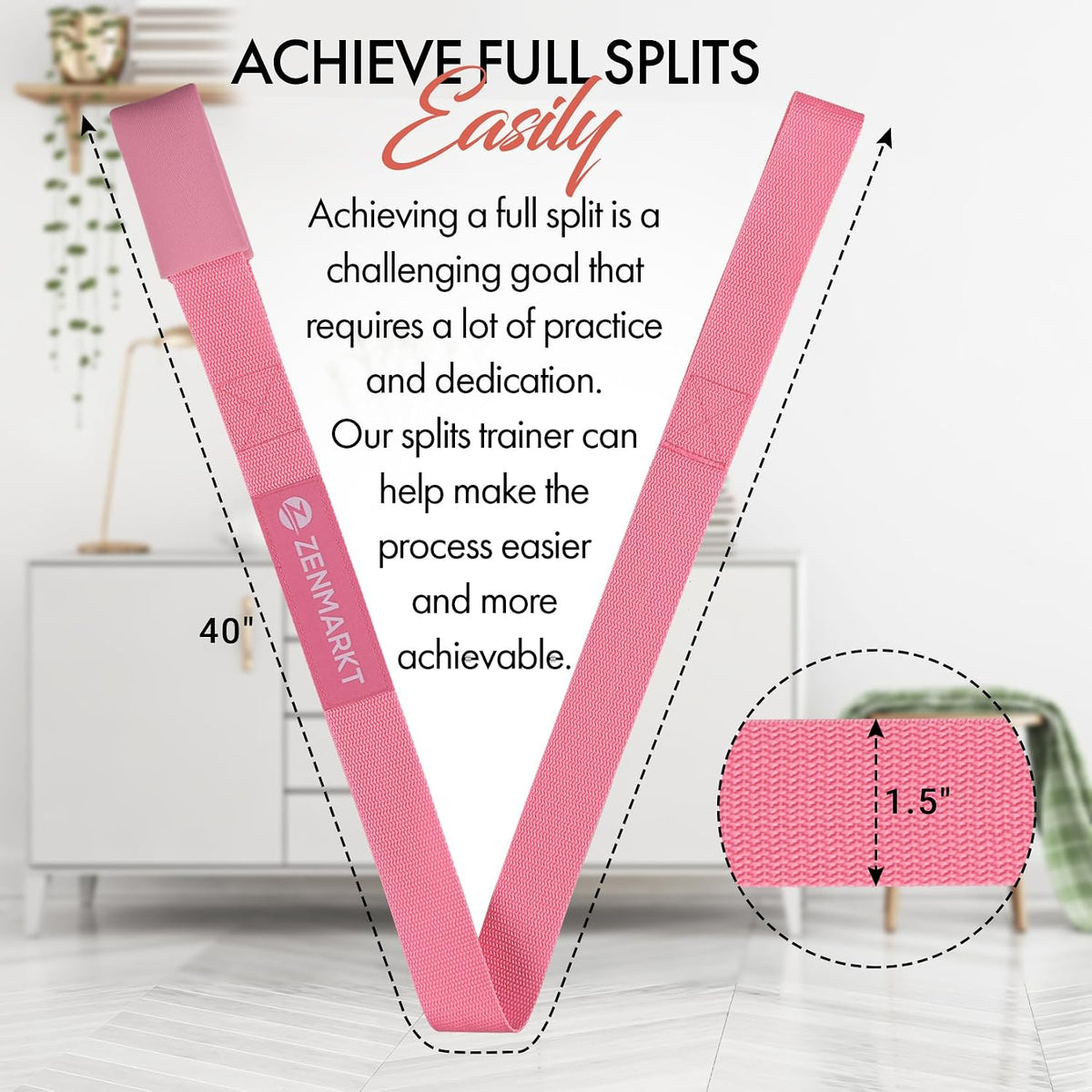 Cheer Stretching Strap for Flexibility Training and Stunt Practice