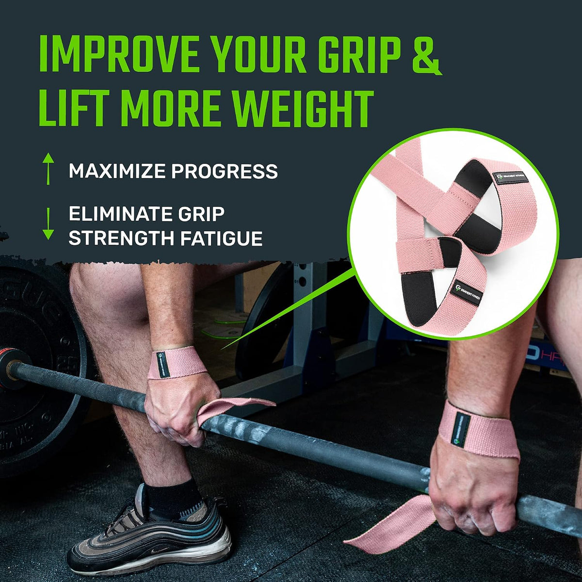 Lifting Straps | Wrist Straps for Weightlifting, Deadlift Straps, Lifting Straps for Weightlifting, Straps for Weight Lifting, Weight Lifting Straps for Men/Women, Gym Lifting Grips