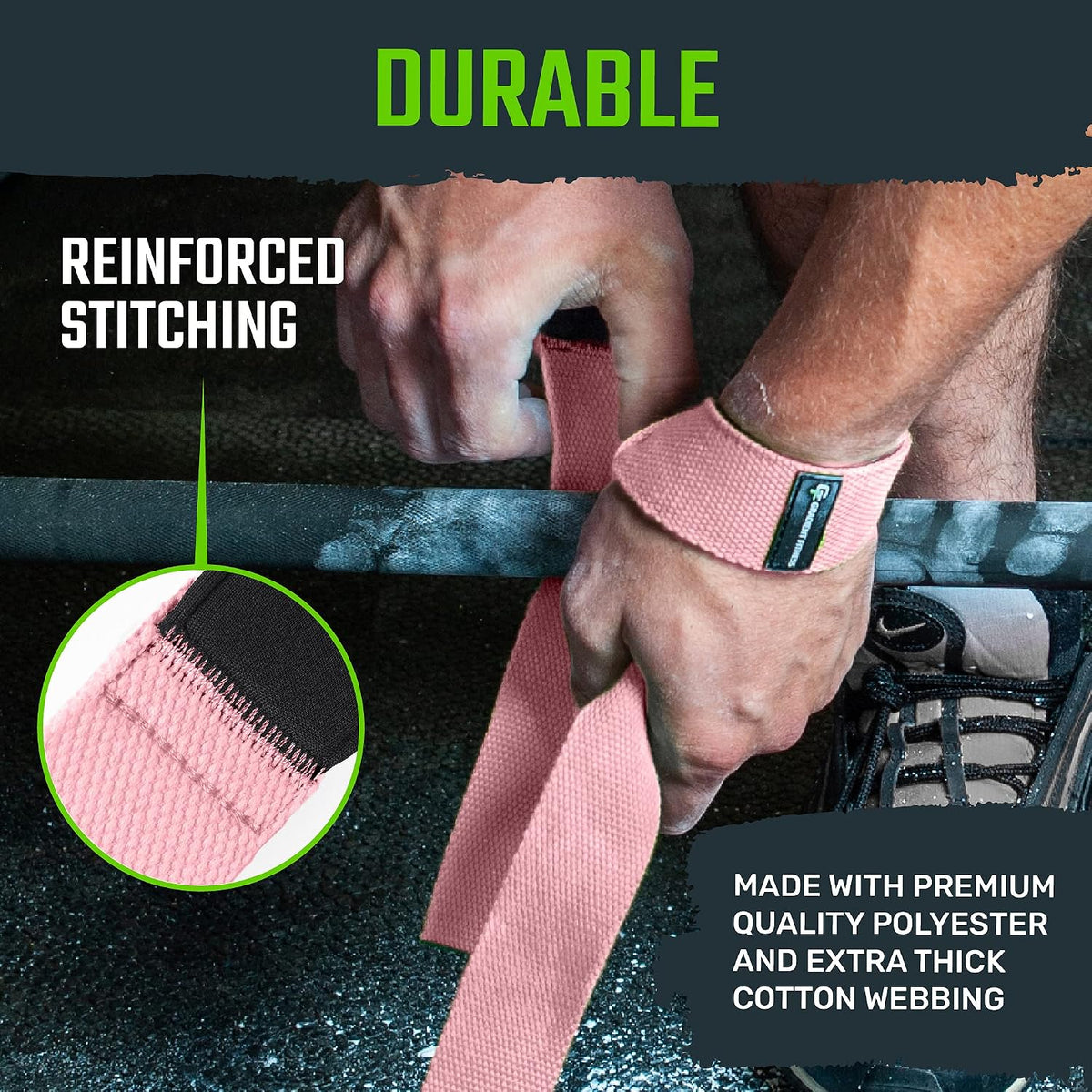 Lifting Straps | Wrist Straps for Weightlifting, Deadlift Straps, Lifting Straps for Weightlifting, Straps for Weight Lifting, Weight Lifting Straps for Men/Women, Gym Lifting Grips