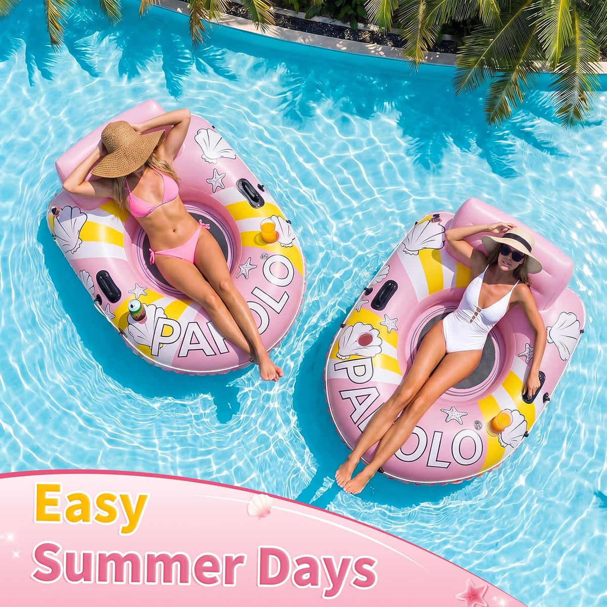River Floats for Adults, 53" 450lb Heavy Duty River Tubes