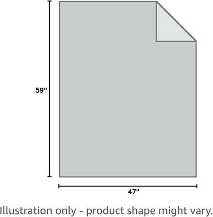 Cooling Blankets for Hot Sleepers - Cool Like Ice Cream Lightweight Blanket for Summer with Double Side Cold, Cooling Comforter, Quilt, Fabric for Bed (Throw Size 47" x 59" Pink & Beige)