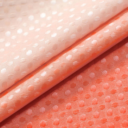 Coral Peach Shower Curtain for Bathroom, Cute Tropical Palm Springs Inspired Waterproof Fabric Shower Curtains with Hooks for Bath Decor, Salmon