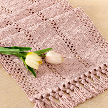 Boho Table Runner Fall Farmhouse Rustic Dining Dresser Scarf Home Decor