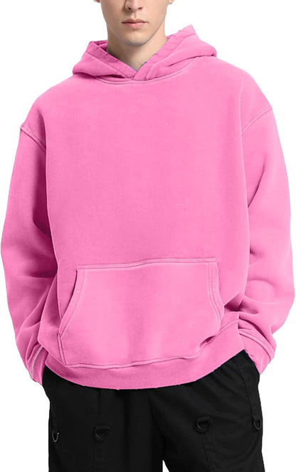 Womens Oversized Hoodie Acid Wash Hoodie Vintage Sweatshirt Heavyweight Fleece Cotton Streetwear Trendy Sweatshirts