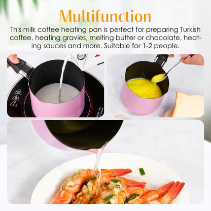 0.5Qt/550ml Nonstick Sauce Pan Baby Milk Heater with Pour Spout