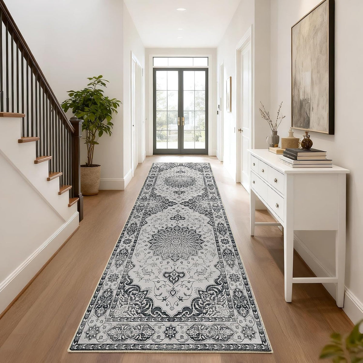 Hallway Runner Rug 2x6 - Washable Runner Rugs Non-Slip