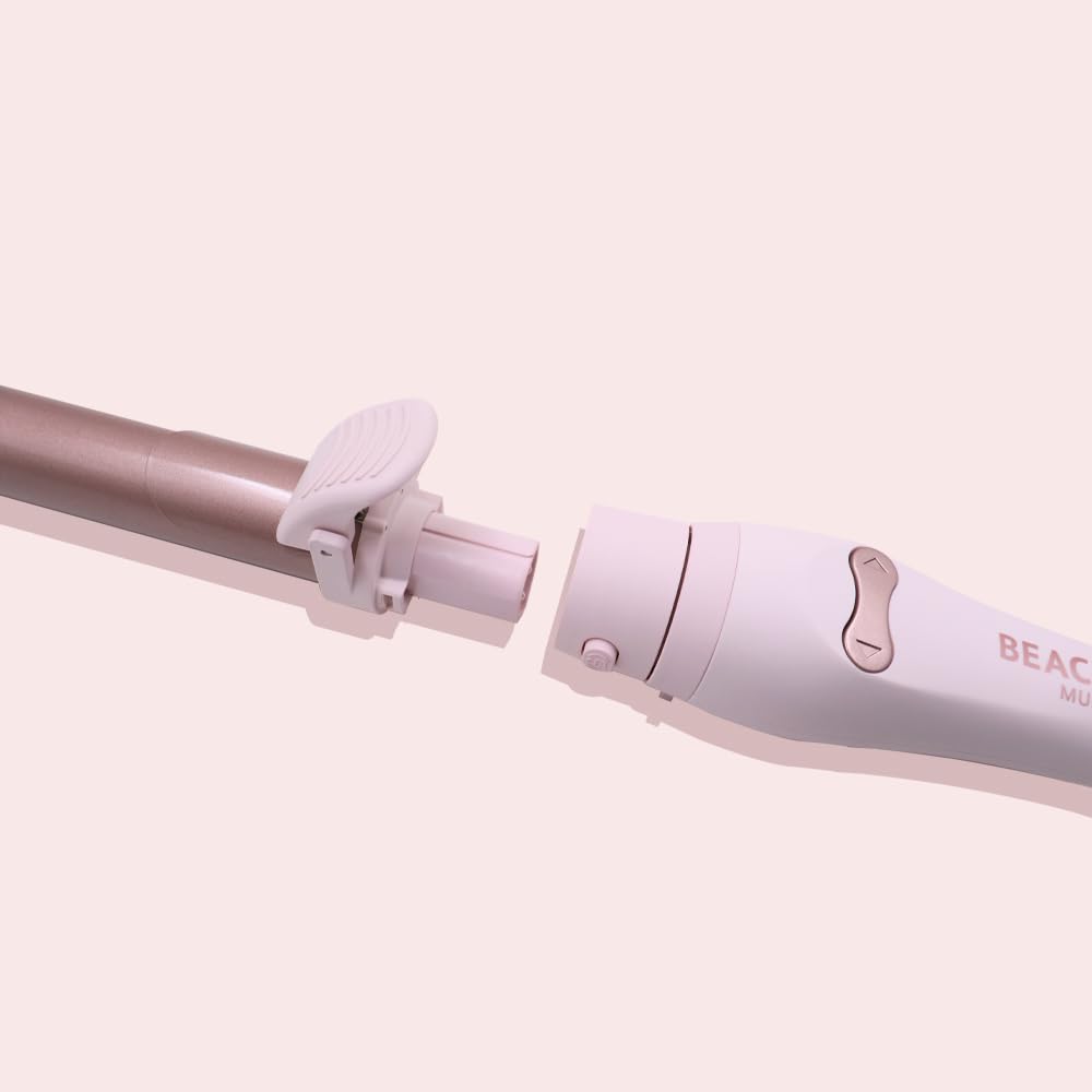 The Beachwaver Co. Multi-Barrel Rotating Curling Iron | Professional Automatic Iron with 3 Interchangeable Ceramic Barrels - Attachments Included! | Auto Shut-Off, Travel-Friendly