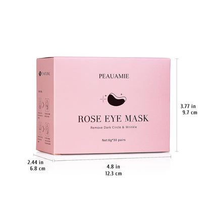 Under Eye Patchs Rose Eye Mask for Dark Circles and Puffiness Wrinkle Eye Bags 30 Pairs