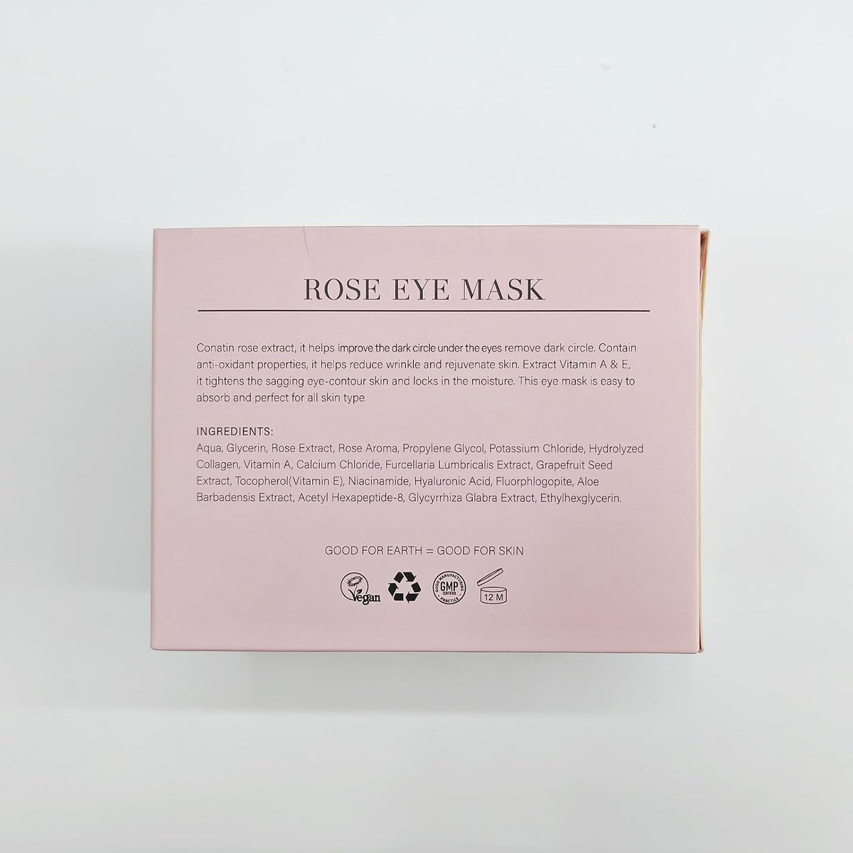 Under Eye Patchs Rose Eye Mask for Dark Circles and Puffiness Wrinkle Eye Bags 30 Pairs