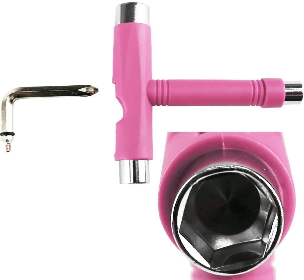 Pink Skateboard Tools T-Tool All-in-ONE
