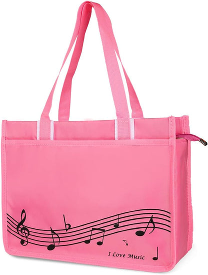 Tote Bag Piano Bag Musical Note Handbag Piano Key Tote Bag,Womens Reusable Shopping Bags