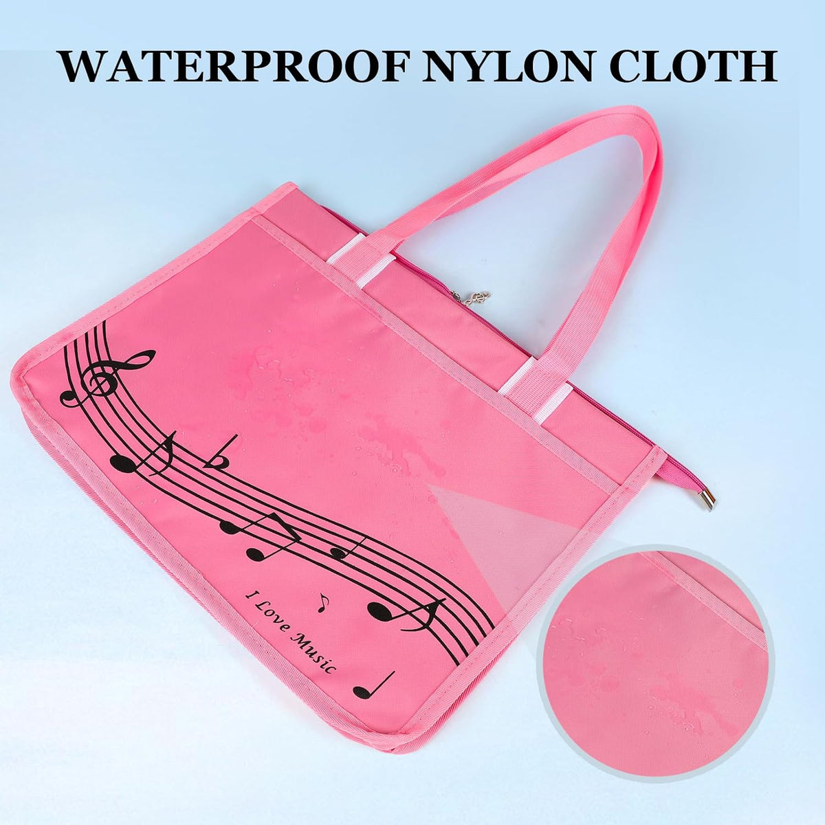 Tote Bag Piano Bag Musical Note Handbag Piano Key Tote Bag,Womens Reusable Shopping Bags