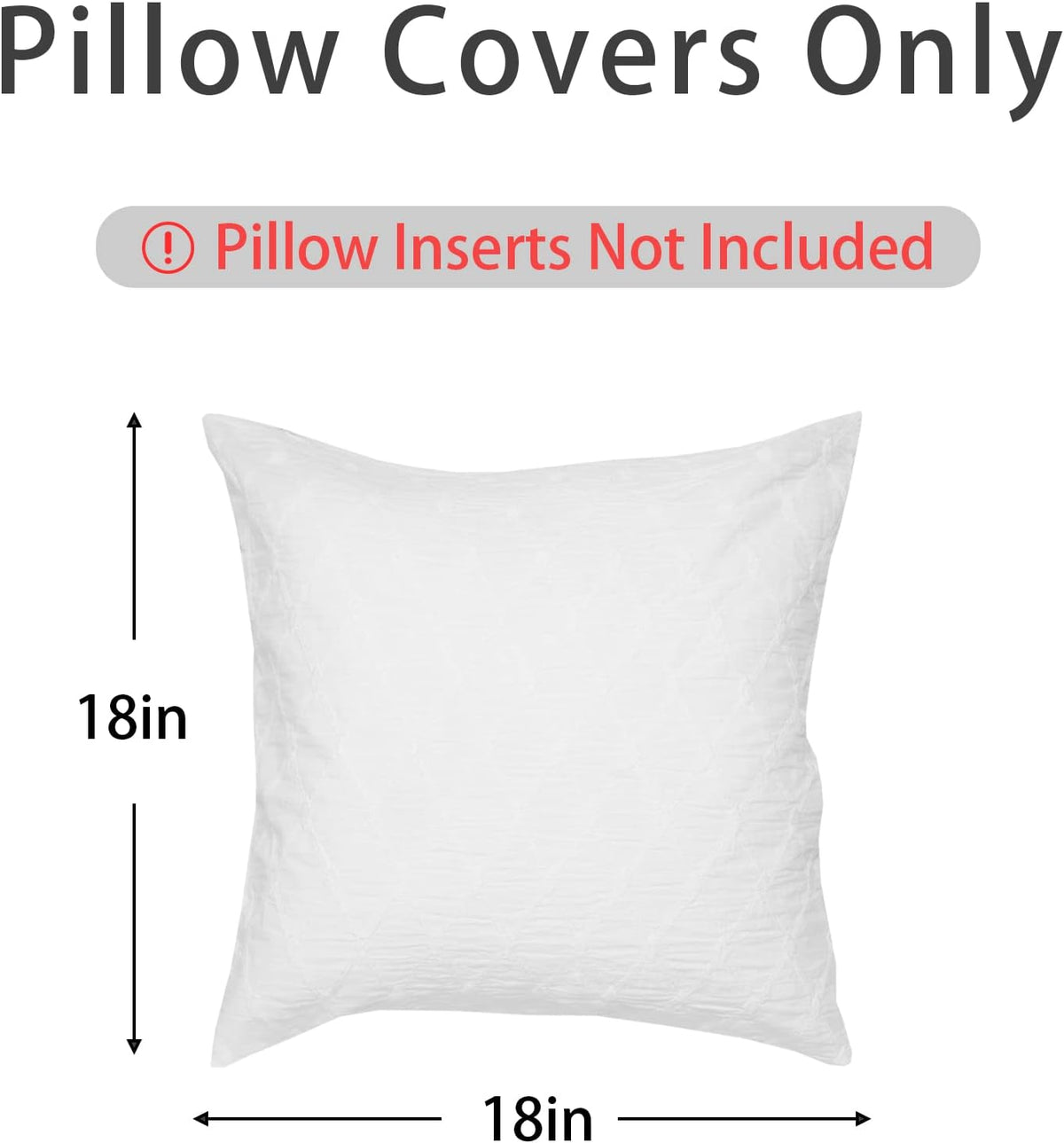 Throw Pillow Covers Alphabet Decorative Pillow Cases ABC Letter Flowers Cushion Covers 18 x 18 Inch Square Pillow Protectors for Sofa Couch Bedroom Car Chair Home Decor (A)