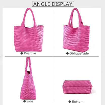 Fashion Woven Bag Shopper Bag Travel Handbags and Purses Women Tote Bag Large Capacity Shoulder Bags