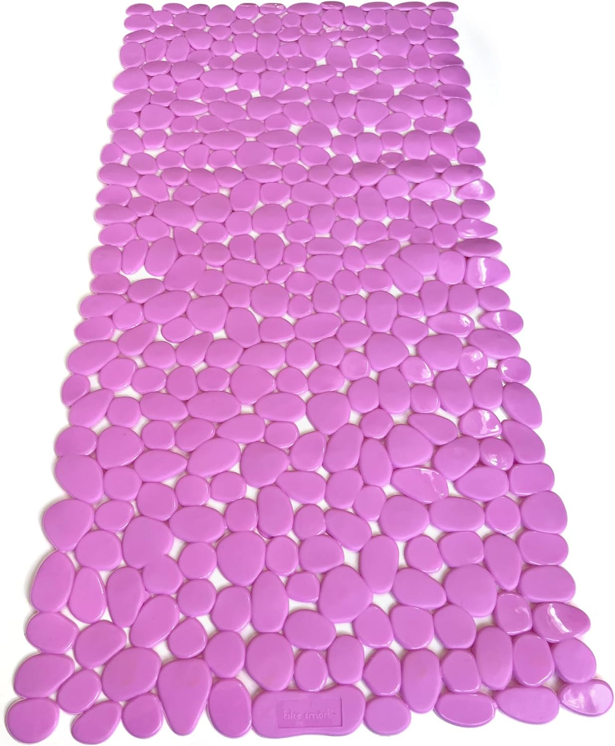 “Pebbles” Non-Slip Bathtub/Shower Mat 27.5”x14” Rectangular, Non-Toxic, Safe, Clean, Machine-Washable, Superior Grip & Drainage, Vinyl, for Smooth Floors ONLY, Opaque Pink