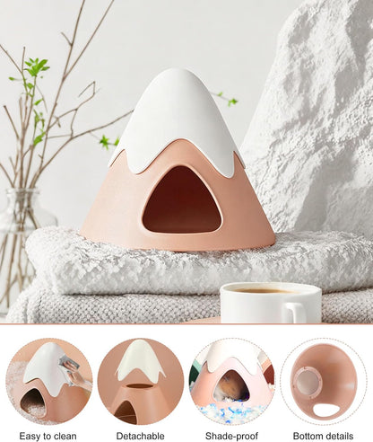 Plastic Hamster Hideout Hide House Snowy Mountain Hamsters Hideaway