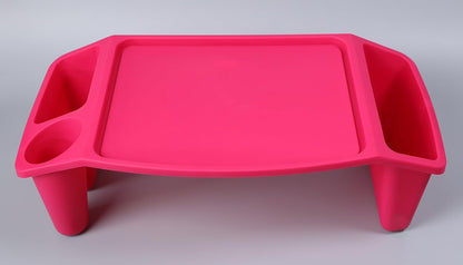 Kids Lap Desk Tray, Portable Activity Table, Pink, Red