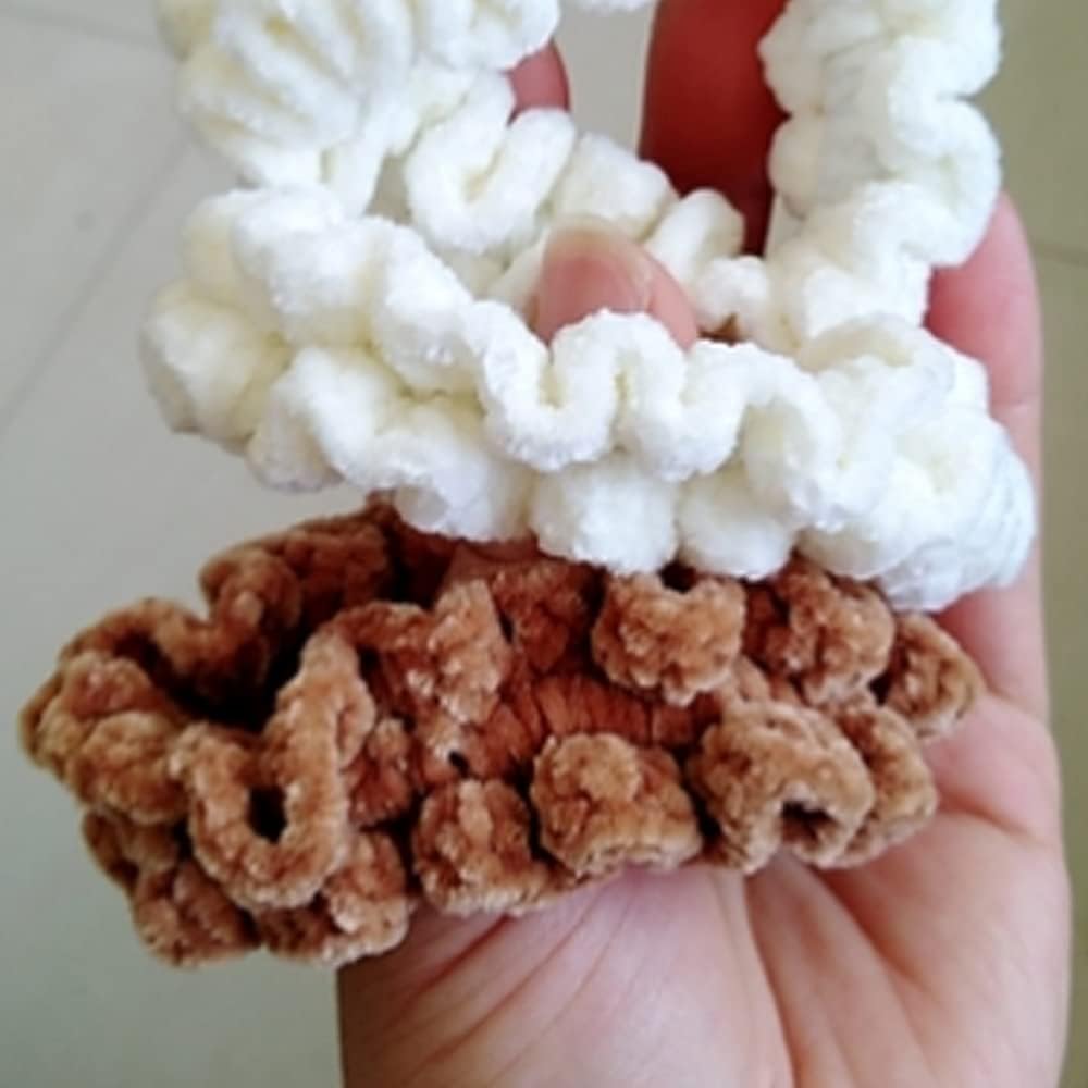 Peach Red Chenille Velvet Yarn Crochet Hat Scarf Sweater Yarn Soft Warm DIY Fluffy Yarn Knitting Materials 3 Skiens/120g