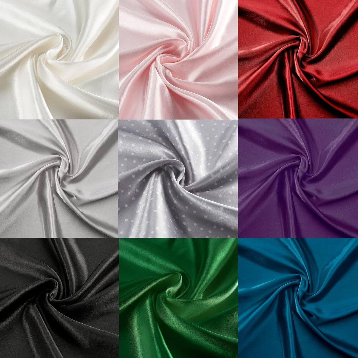 Full Size Silk Satin Bed Sheet Set, Deep Pocket Silky Full Sheet Set with 1 Fitted Sheet, 1 Flat Sheet and 2 Pillow Case, Wrinkle Resistant and Anti Pilling Bed Sheets - Pink