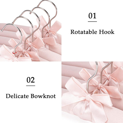Padded Hangers for Women Clothing,15 Inch (10 Pack)