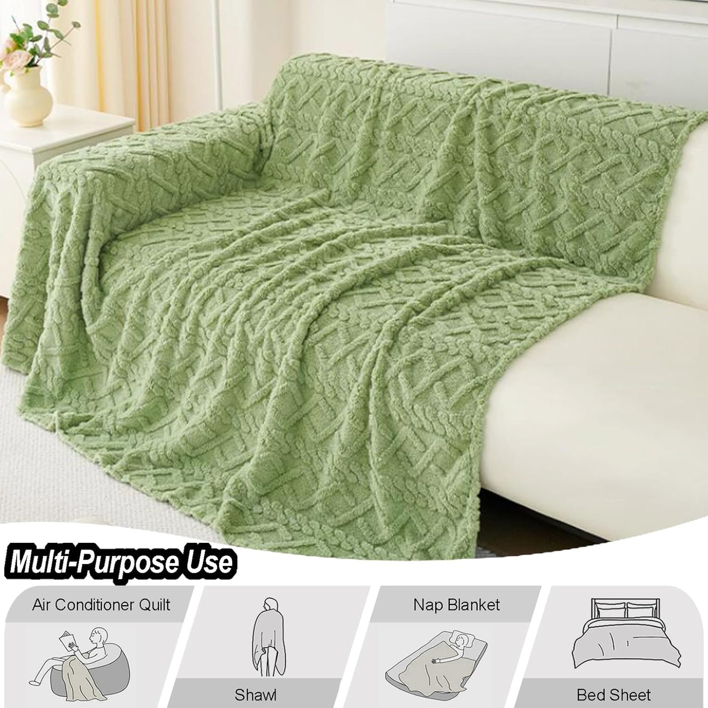 Soft Sofa Throw Blanket 1 2 3 4 Seater Nordic Style Plush Couch Covers L U Shape Corner Anti Slip Sofa Cover Tear Resistant Blankets for Sofas Large/Camping Outdoor(90X150cm,Pink)
