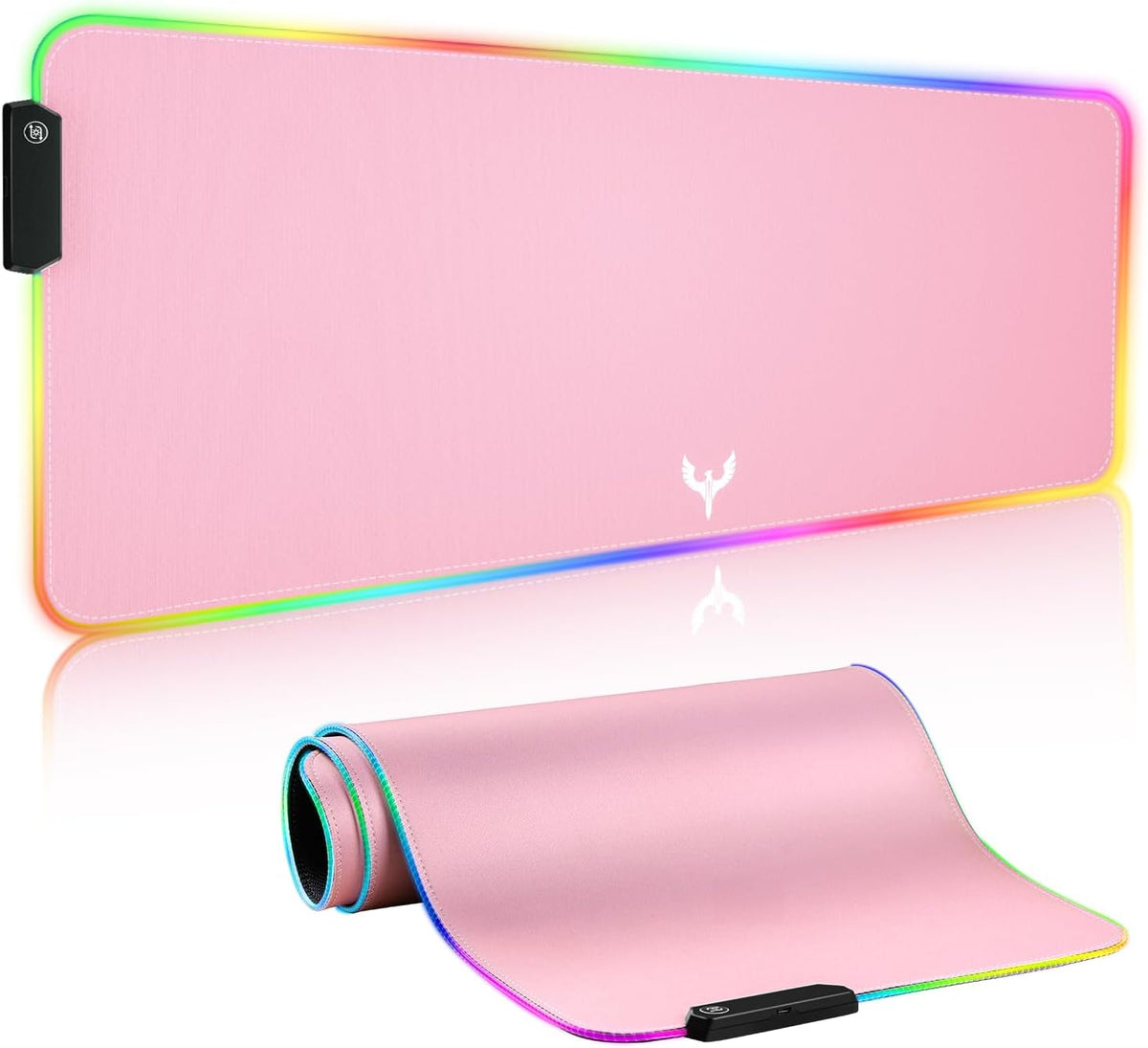 RGB Gaming Mouse Pad Extra Large Extended 31.5x12 Inch-Pink