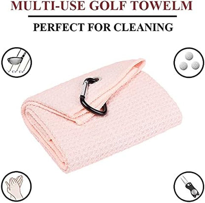 2-Pack 16 x 24 Inch Golf Towels, Premium Golf Bag Towels for Men & Women