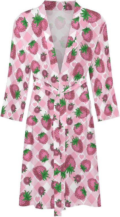Sloth Pink Lounge Bathrobe Soft Knit Spa Robes For Men Women Travel Warm Pajamas Home Hotel Bath Robes Long Sleepwear
