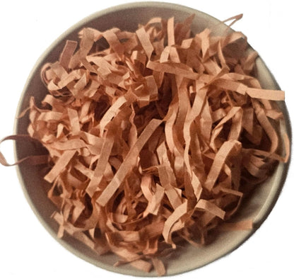 Terracotta Dusty Peach Shredded Paper Box Filler Hamper Gift Basket Acid-free Colourfast (200g)