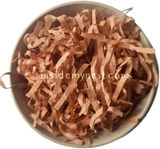 Terracotta Dusty Peach Shredded Paper Box Filler Hamper Gift Basket Acid-free Colourfast (200g)