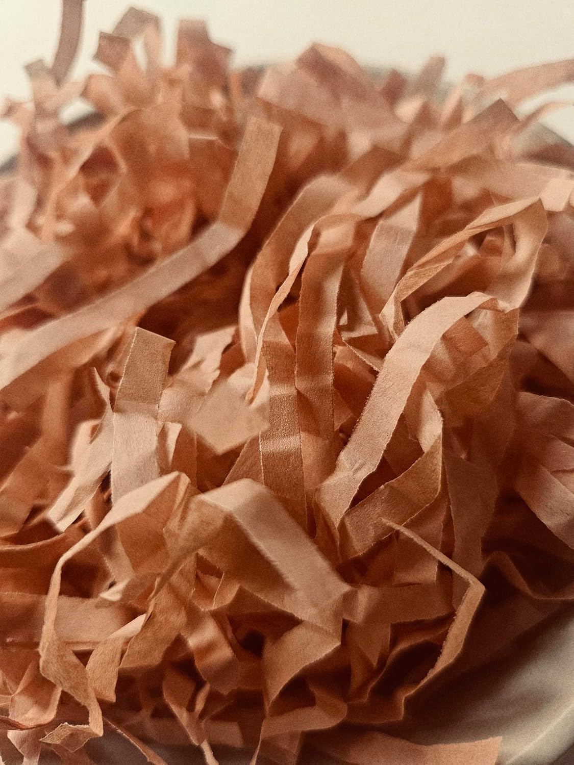 Terracotta Dusty Peach Shredded Paper Box Filler Hamper Gift Basket Acid-free Colourfast (200g)