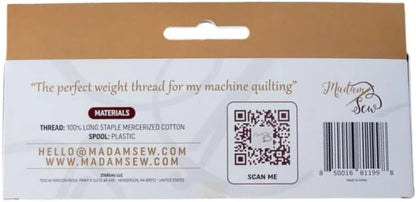 Cotton Thread Set – 8 Small Spools – 100% Cotton Thread for Sewing Machine & Hand Stitching | Strong, Low-Lint All Purpose Threads for Fabric, Quilting, and Stitching – Warm Pinks