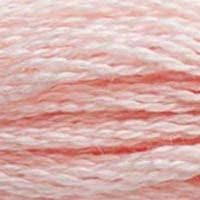 117-225 Six Strand Embroidery Cotton Floss, Ultra Light Shell Pink, 8.7-Yard