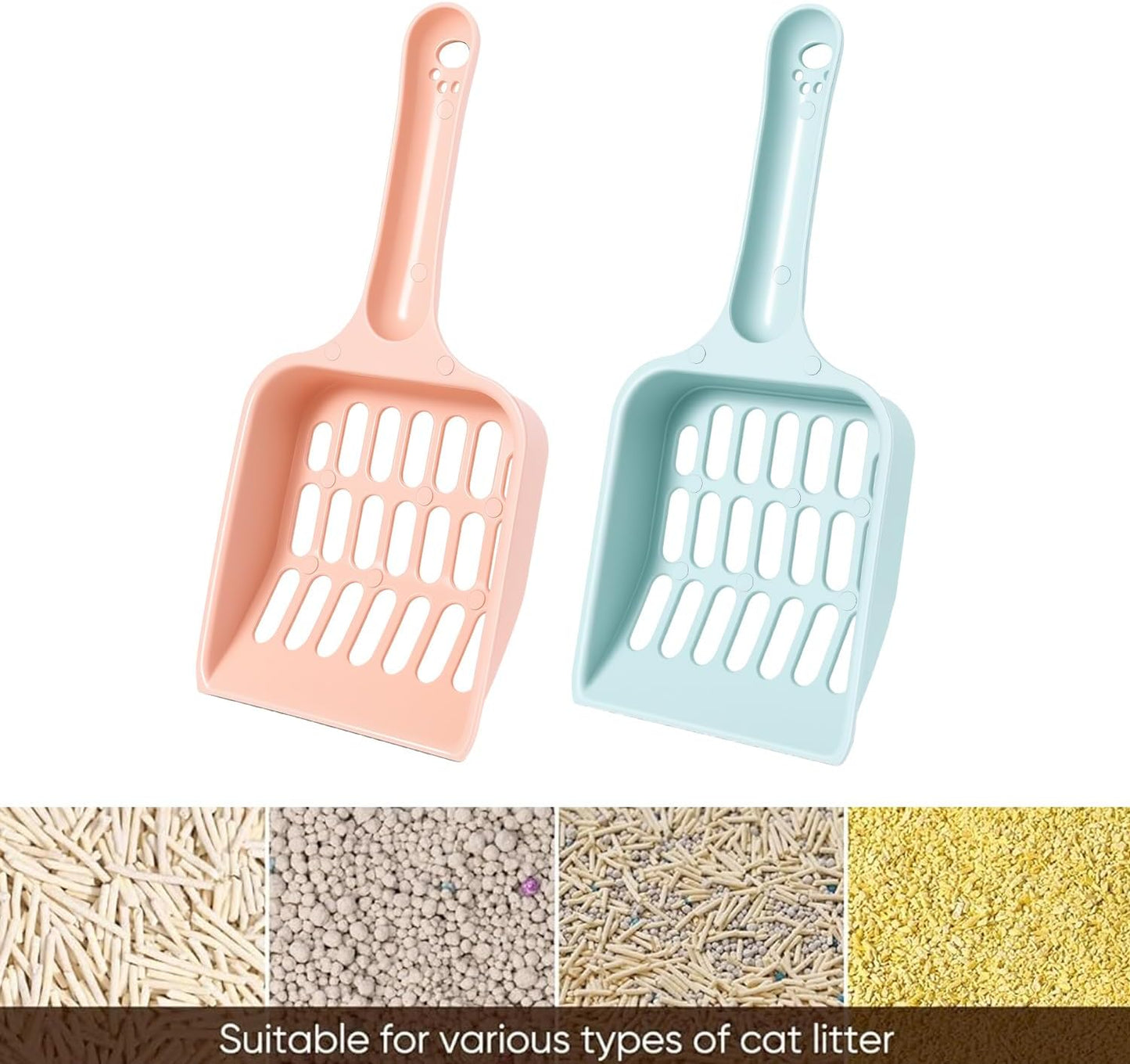 Cat Litter Scoop Litter Scooper Cat Scooper Deep Shovel Cat Litter Scoops Metal Cat Litter Scoop Sifting Shovel for Cat Litter Box