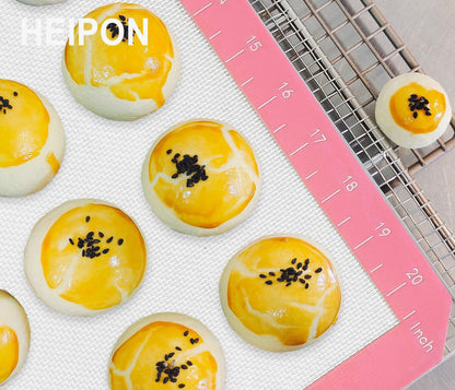 Macaron Silicone Baking Mats,22.44"Lx14.57"W (2, Pink)