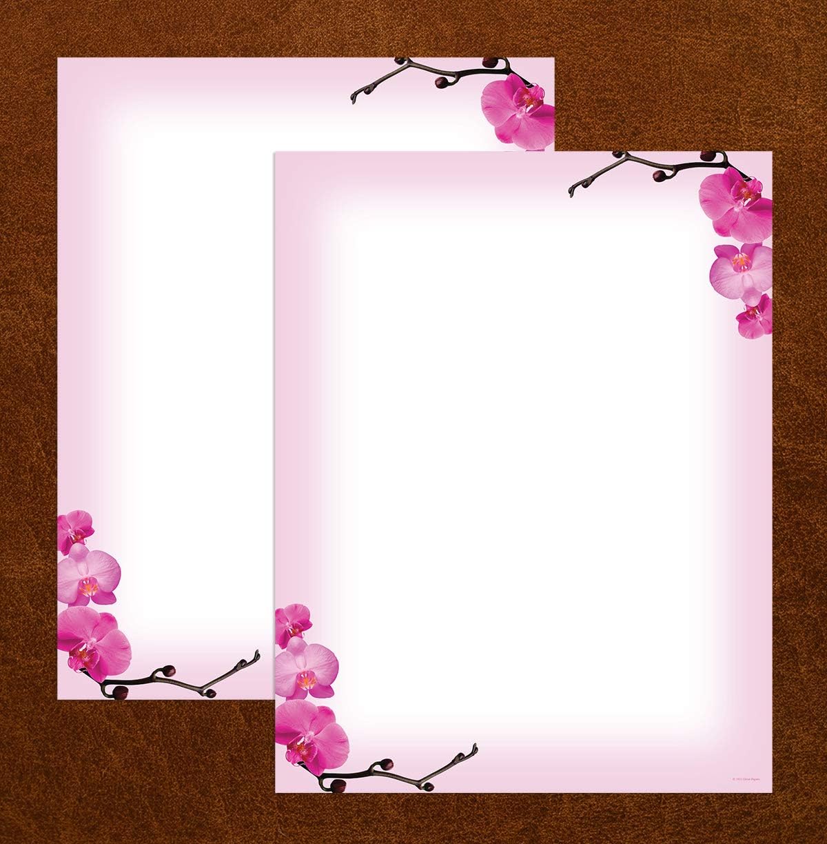 ! Pink Orchids Letterhead, 8.5 x 11 Inches, 80 Count (2013191)