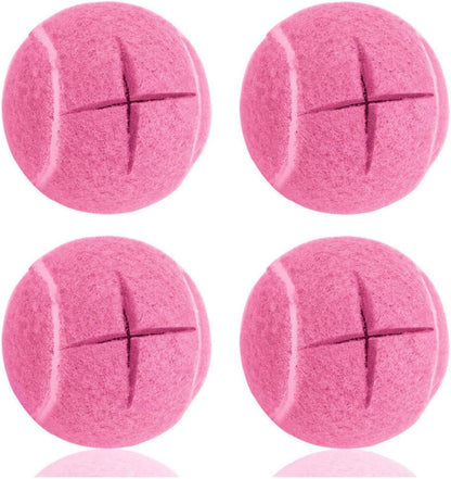 Premium Precut Tennis Balls Walkers 4 Pcs Balls with Precut Opening for Easy Installation,Walker Accessories for Seniors Fit Most Walkers,for Furniture Legs and Floor Protection