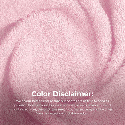 Salon Towel - Pink Hand Towels Bulk Pack of 24 - 100% Cotton Absorbent Spa, Facial & Gym Towel for Working Out - 16x27 Inches (Not Bleach Proof)