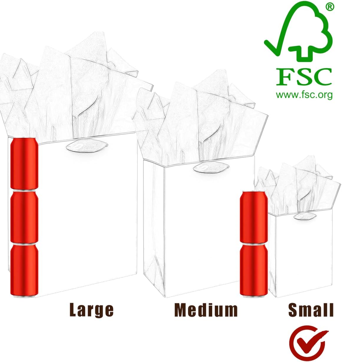 10PCS Pink Mini Gift Bags with Tissue Paper Handles 6.3"x4.7"x2.4" Small Size Present Party Favor Bags（Tissue Paper ）