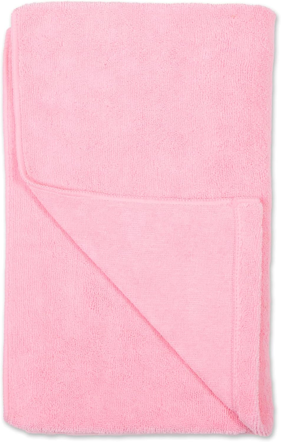 Pet Grooming Microfiber Towel, Embroidered Collection, X-Large,41x23.5", Pink